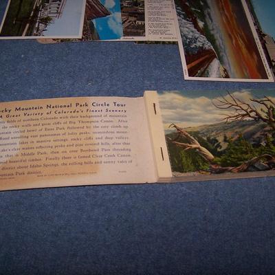 LOT 178 GREAT VINTAGE POSTCARDS-COLORADO-ELITCH GARDENS/RMNP/BIG THOMPSON++