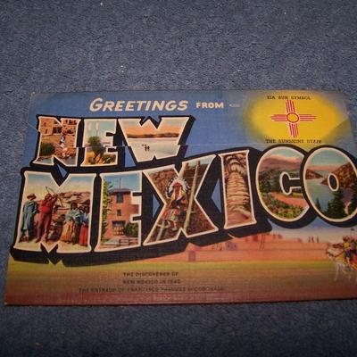LOT 179 GREAT VINTAGE POSTCARDS/FOLDERS-NEW MEXICO