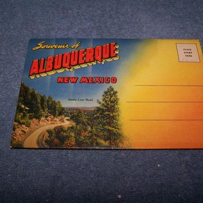 LOT 179 GREAT VINTAGE POSTCARDS/FOLDERS-NEW MEXICO