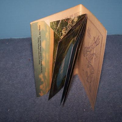 LOT 180 GREAT VINTAGE POSTCARDS/FOLDERS NEW MEXICO-CARLSBAD CAVERNS