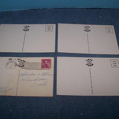 LOT 181 GREAT VINTAGE POSTCARDS-COMIC