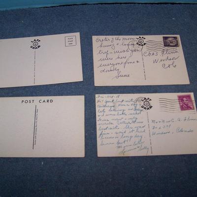 LOT 181 GREAT VINTAGE POSTCARDS-COMIC