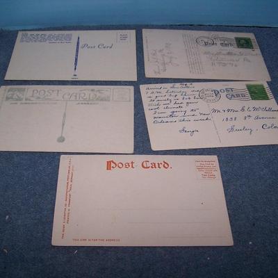 LOT 183 GREAT VINTAGE POSTCARDS-MISC USA