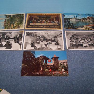 LOT 187 GREAT VINTAGE POSTCARDS/FOLDER--MISC USA-