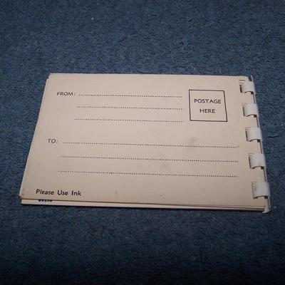 LOT 187 GREAT VINTAGE POSTCARDS/FOLDER--MISC USA-