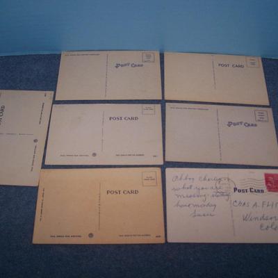 LOT 188 GREAT VINTAGE POSTCARDS-COMIC