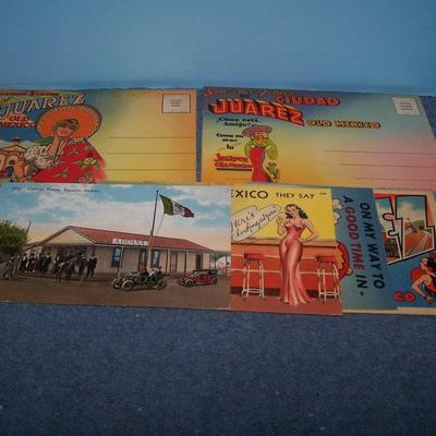 LOT 189 GREAT VINTAGE POSTCARDS--MEXICO