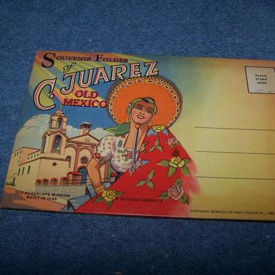 LOT 189 GREAT VINTAGE POSTCARDS--MEXICO