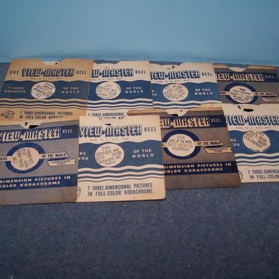 LOT 194 GREAT COLLECTABLE VIEW MASTER REELS in SLEEVES-COLORADO