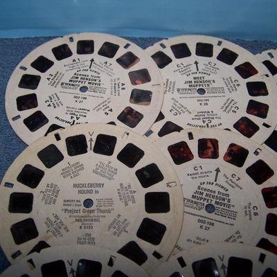 LOT 195 GREAT COLLECTABLE VIEW MASTER REELS--MUPPETS/CARTOONS