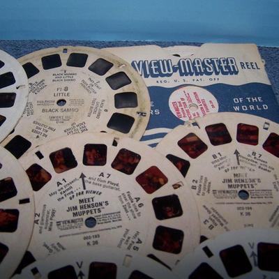 LOT 195 GREAT COLLECTABLE VIEW MASTER REELS--MUPPETS/CARTOONS