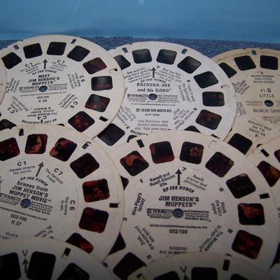 LOT 195 GREAT COLLECTABLE VIEW MASTER REELS--MUPPETS/CARTOONS