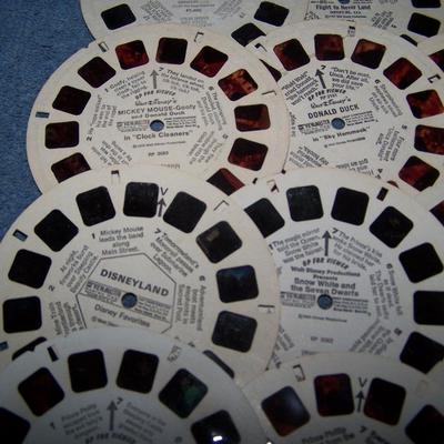LOT 196 GREAT COLLECTABLE VIEW MASTER REELS-DISNEY