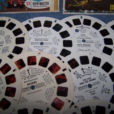 LOT 196 GREAT COLLECTABLE VIEW MASTER REELS-DISNEY