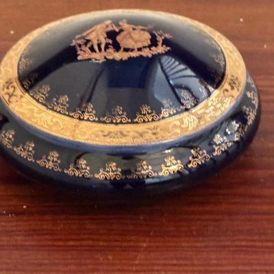 Limoges France Trinket Dish / Lidded Box