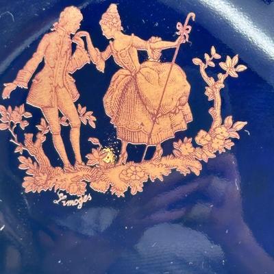 Limoges France Trinket Dish / Lidded Box