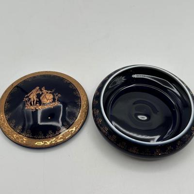 Limoges France Trinket Dish / Lidded Box