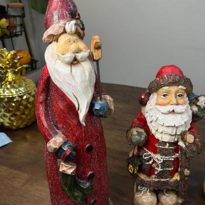 Collection Of Vintage Santa Claus Figurines- FREE NATIONWIDE SHIPPING FOR ALL LOTS