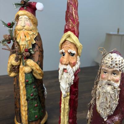 Collection Of Vintage Santa Claus Figurines- FREE NATIONWIDE SHIPPING FOR ALL LOTS