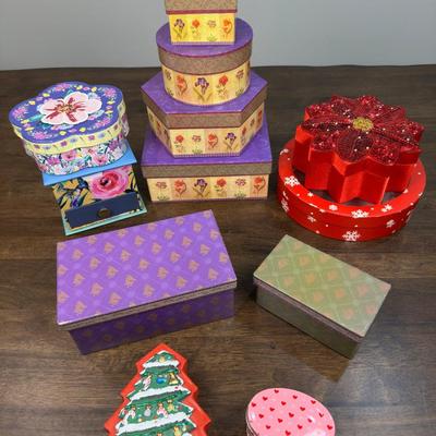 Decorative Boxes Mix Lot- FREE NATIONWIDE SHIPPING FOR ALL LOTS