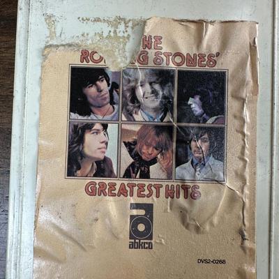 The Rolling Stones Vintage 8-track Tapes- FREE NATIONWIDE SHIPPING FOR ALL LOTS