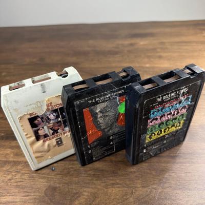 The Rolling Stones Vintage 8-track Tapes- FREE NATIONWIDE SHIPPING FOR ALL LOTS