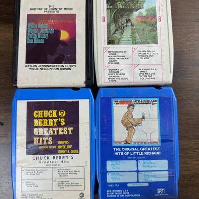 Vintage 8-track Tapes- FREE NATIONWIDE SHIPPING FOR ALL LOTS