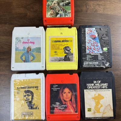 Vintage 8-track Tapes- FREE NATIONWIDE SHIPPING FOR ALL LOTS