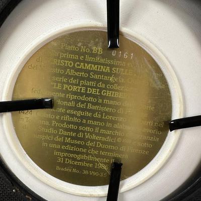 Limited Edition Collector's Plate From The Series LE PORTE DEL GHIBERTT With Frame- FREE NATIONWIDE SHIPPING FOR ALL LOTS