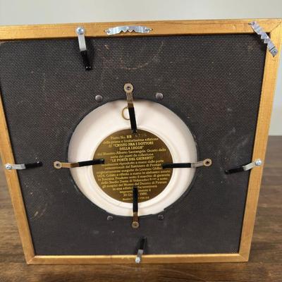 Limited Edition Collector's Plate From The Series LE PORTE DEL GHIBERTT With Frame- FREE NATIONWIDE SHIPPING FOR ALL LOTS