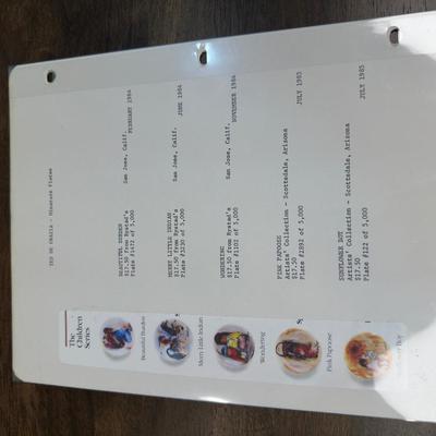 Rare Set Of 18 Original Signed & Numbered DeGrazia Miniature Plates- FREE NATIONWIDE SHIPPING FOR ALL LOTS