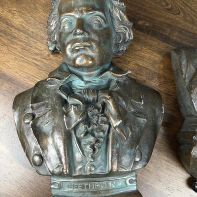 MOZART,  AND BETTHOVEN CERAMIC - FREE NATIONWIDE SHIPPING FOR ALL LOTS