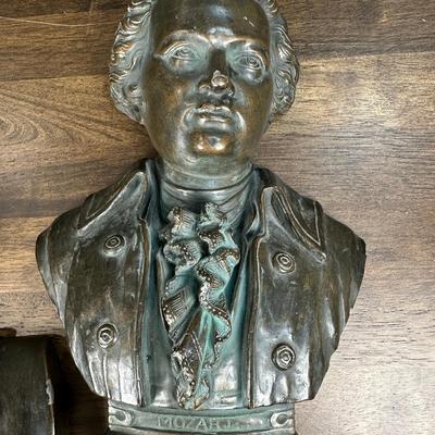 MOZART,  AND BETTHOVEN CERAMIC - FREE NATIONWIDE SHIPPING FOR ALL LOTS
