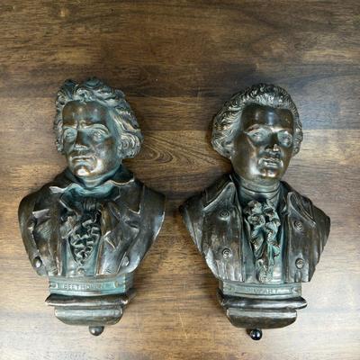 MOZART,  AND BETTHOVEN CERAMIC - FREE NATIONWIDE SHIPPING FOR ALL LOTS