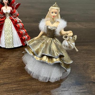 Hallmark  Ornaments HOLIDAY BARBIE Coll Mix Lot.- FREE NATIONWIDE SHIPPING FOR ALL LOTS