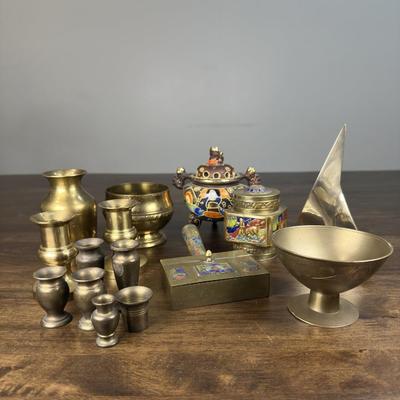 Brass Metal Antique Mix Lot- FREE NATIONWIDE SHIPPING FOR ALL LOTS