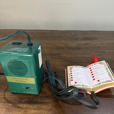 Christmas Holiday Lights And Sounds Tree Ornament Song Book Electric Box- FREE NATIONWIDE SHIPPING FOR ALL LOTS