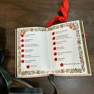 Christmas Holiday Lights And Sounds Tree Ornament Song Book Electric Box- FREE NATIONWIDE SHIPPING FOR ALL LOTS