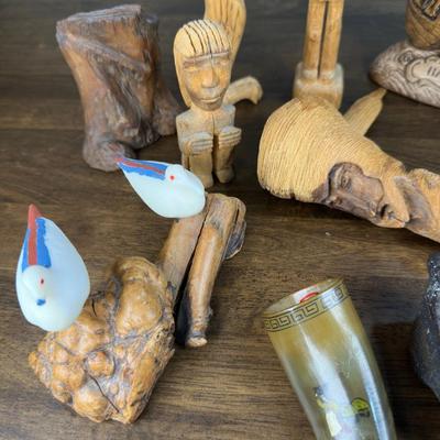 Wood Carvings Mix Lot- FREE NATIONWIDE SHIPPING FOR ALL LOTS