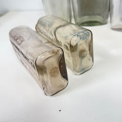 LOT 29: Antique Clear Glass Bottles