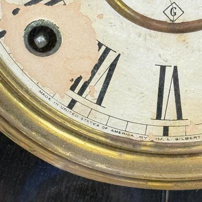 LOT 31: Vintage Wm L Gilbert Clock Co Concord No 3 Clock