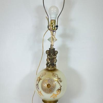 LOT 121: MCM/Hollywood Regency Eyeball Lamp