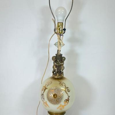 LOT 121: MCM/Hollywood Regency Eyeball Lamp