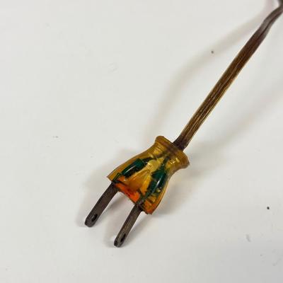 LOT 122: Fenton Style Light Pink Glass Lamp