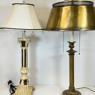 LOT 124: Pair of Table Lamps