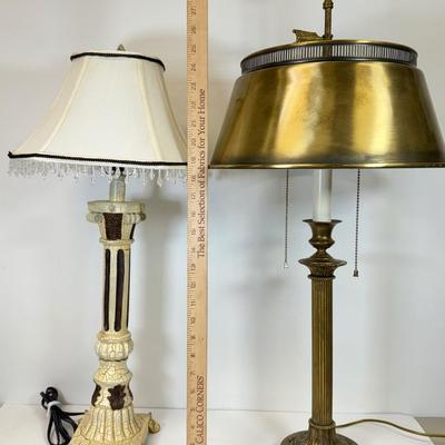 LOT 124: Pair of Table Lamps