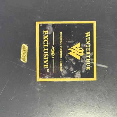 LOT 130: Crystal Lamp & Frames: 2003 Bombay (28x19) & Winterthur Exclusive (23x20)