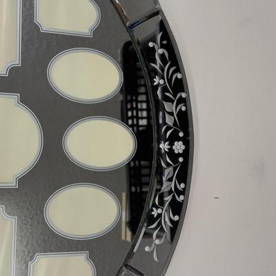 LOT 130: Crystal Lamp & Frames: 2003 Bombay (28x19) & Winterthur Exclusive (23x20)