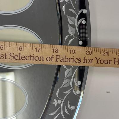 LOT 130: Crystal Lamp & Frames: 2003 Bombay (28x19) & Winterthur Exclusive (23x20)