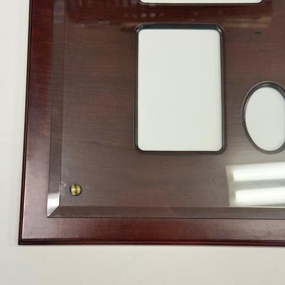 LOT 130: Crystal Lamp & Frames: 2003 Bombay (28x19) & Winterthur Exclusive (23x20)